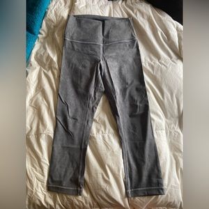 lululemon wunder under crop- 23”